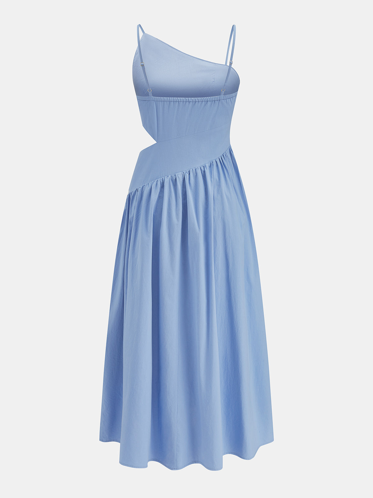 Asymmetric Cutout Cami Maxi Dress Flowy Summer Evening Wear