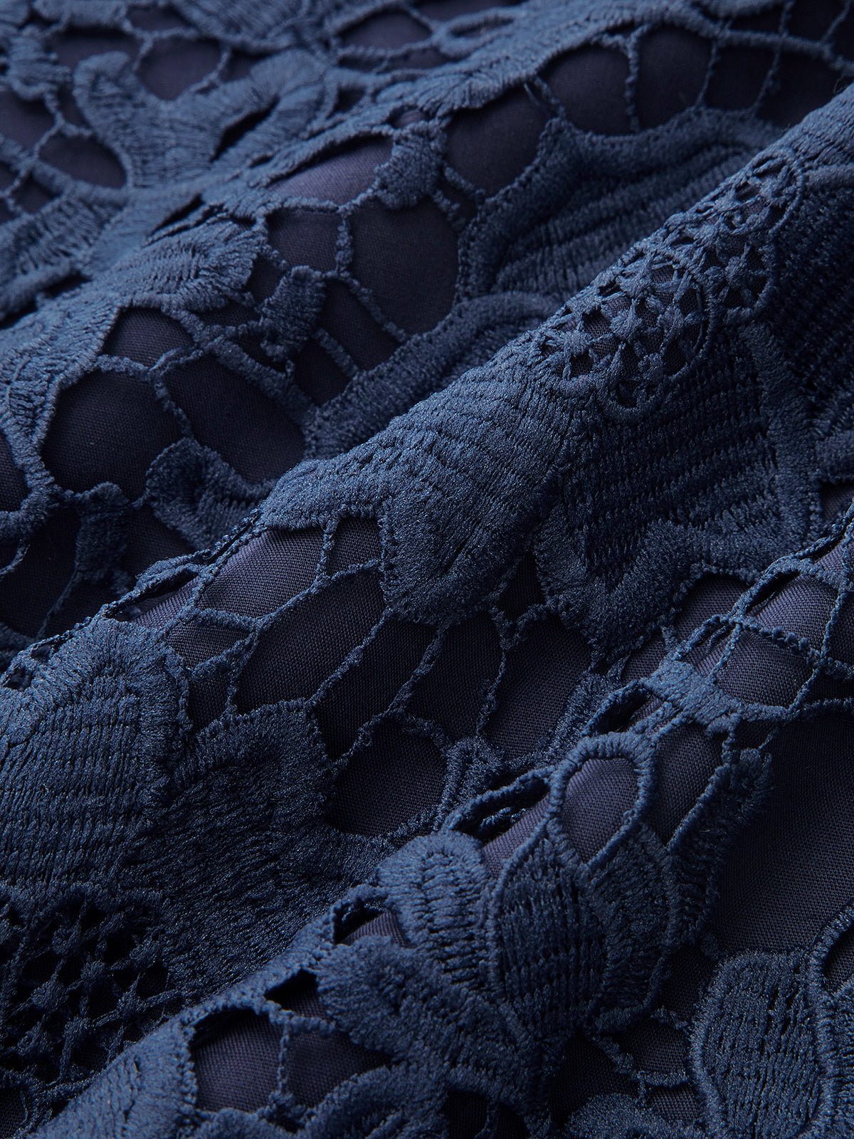 Floral Guipure Lace Mini Skirt for Women Spring Collection