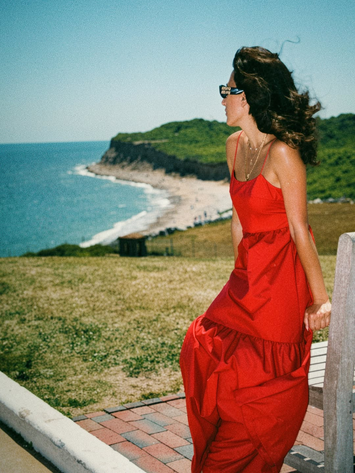 Solid Backless Long Dress with Elegant Flowing Skirt