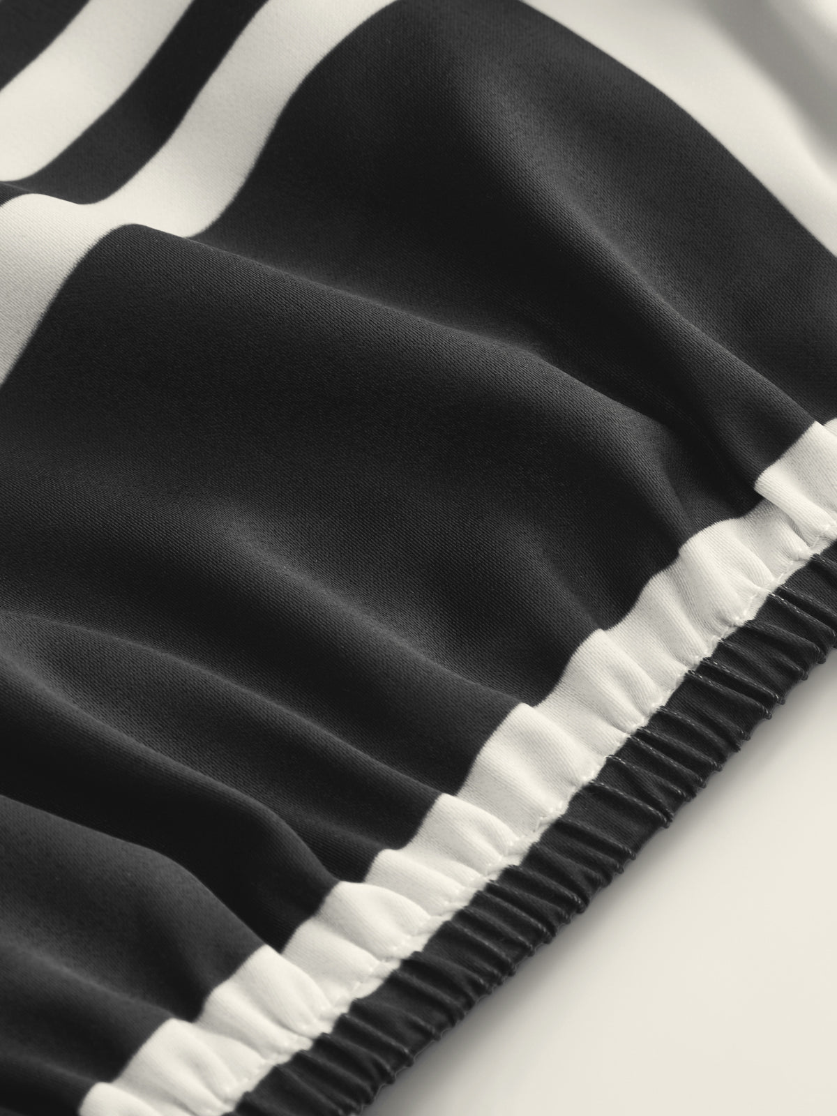 Geometric Stripe Halter Wrap Tie Satin Top Women's Trendy Fashion Blouse
