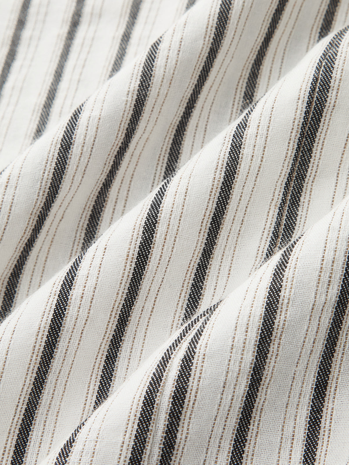Mid Waist Striped Gathered Midi Skirt for Women Casual Summer Wear