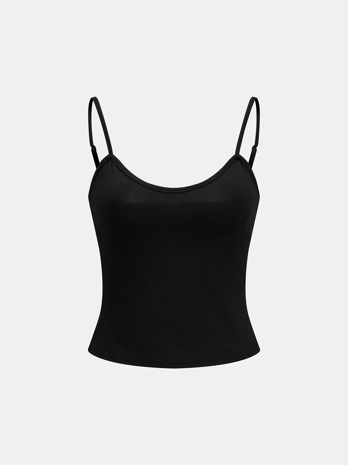 Sheer Mock Neck Top & Cami Top Two Piece Set for Women Layered Look