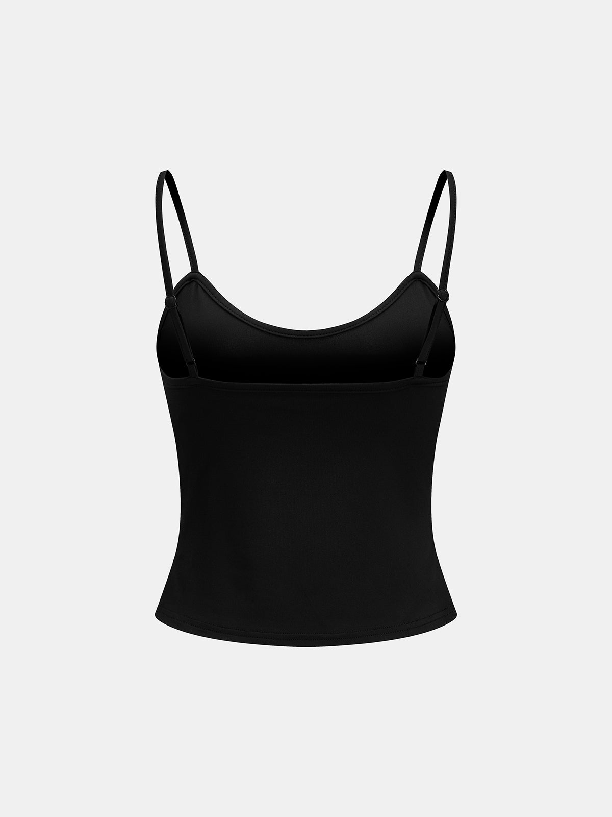 Sheer Mock Neck Top & Cami Top Two Piece Set for Women Layered Look