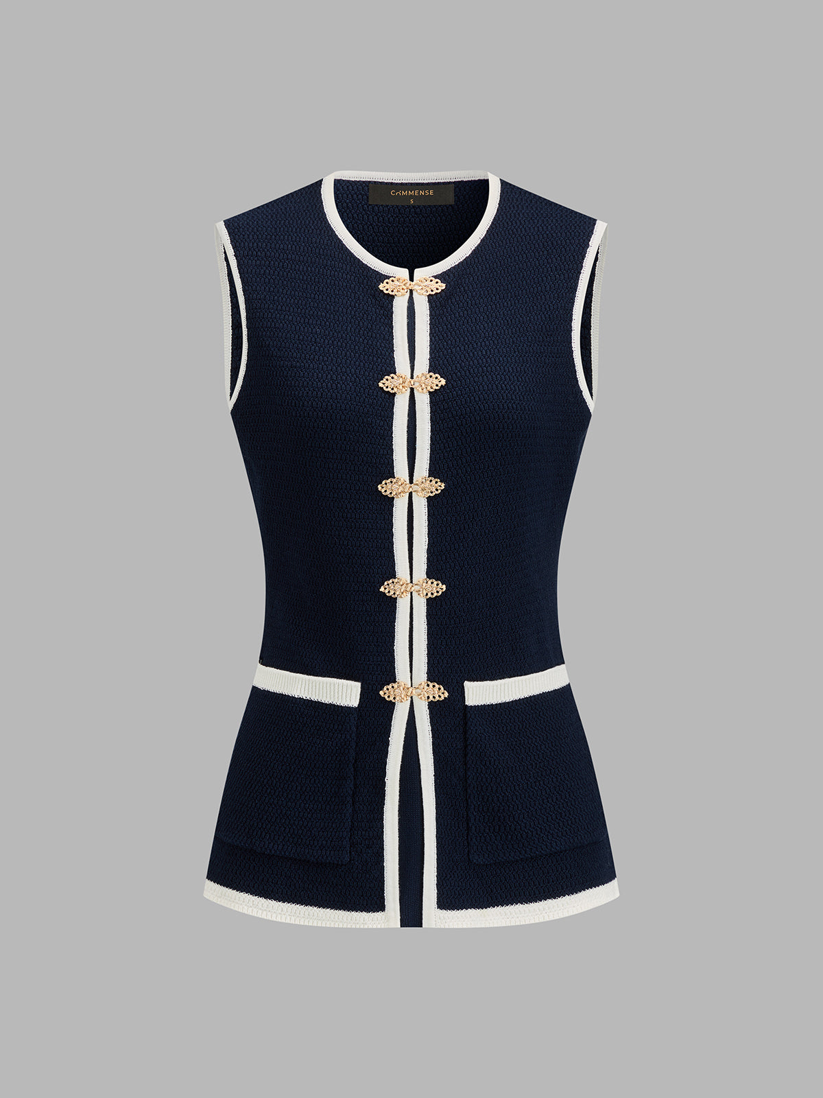 Contrast Trim Knit Two Piece Comfy Casual Shorts Set