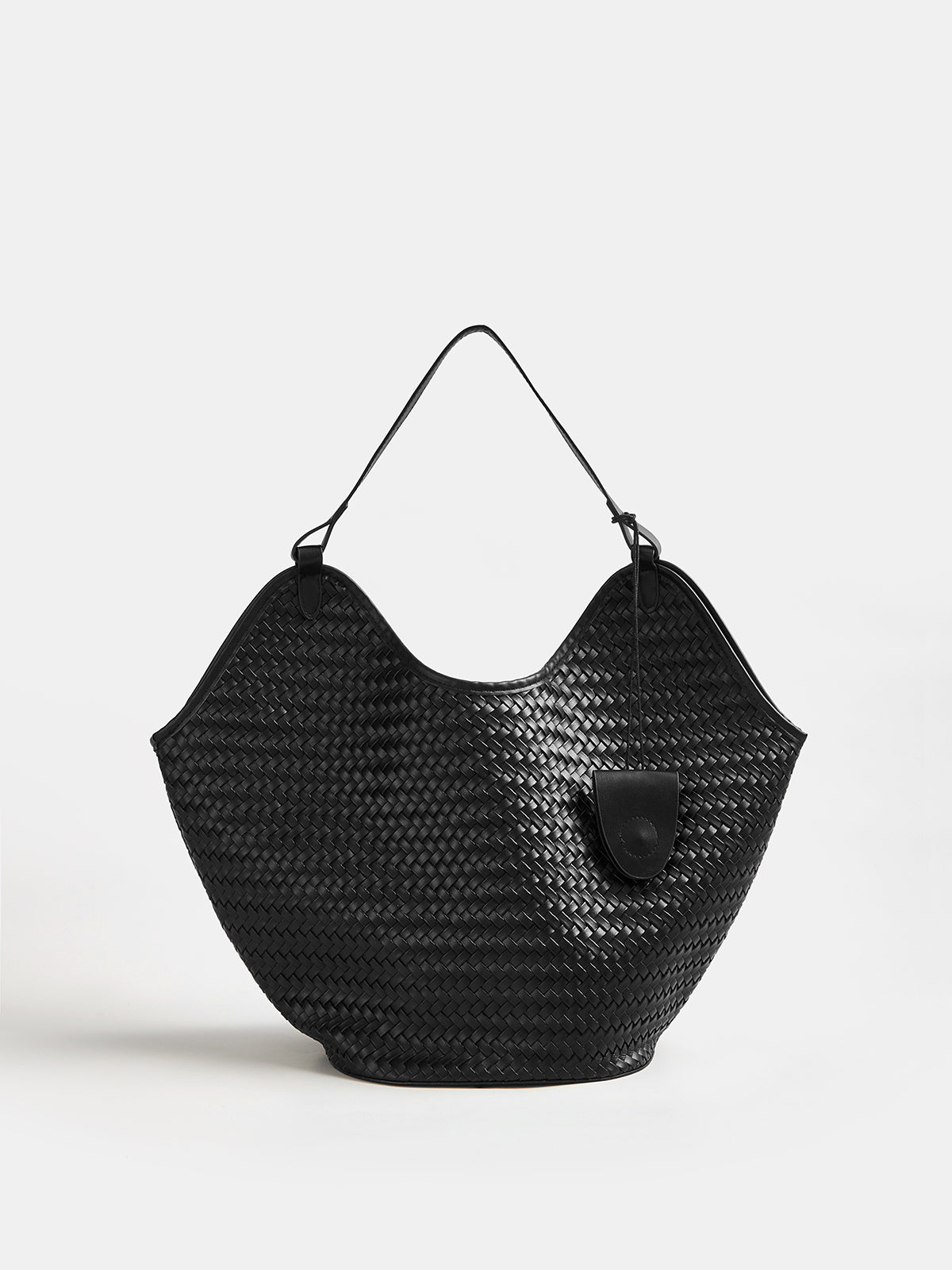 Woven Large Shoulder Tote Bag Handmade Stylish Versatile