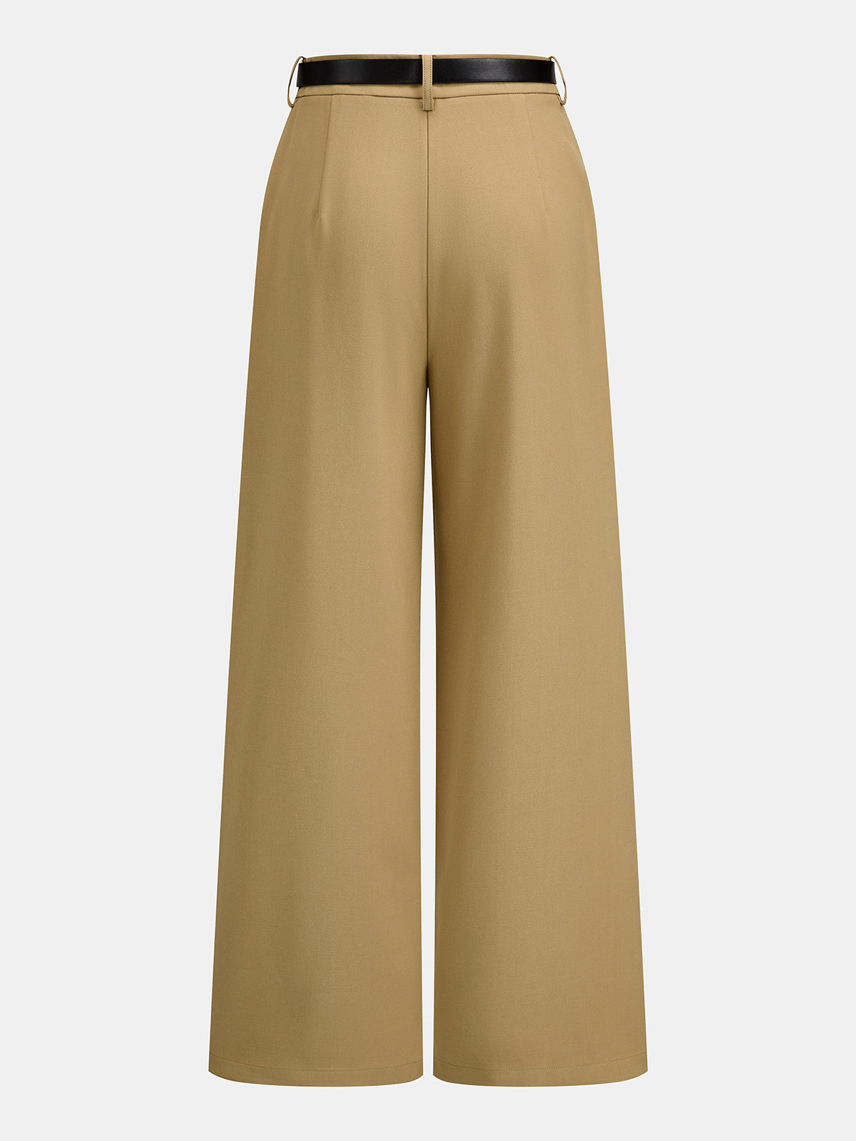Trench Belted Blouse & Pleated Pants Set for Women Comfort Fit