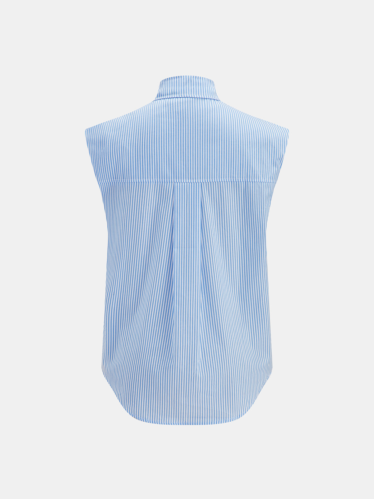 Tie Neck Striped Sleeveless Shirt for Women Summer Casual