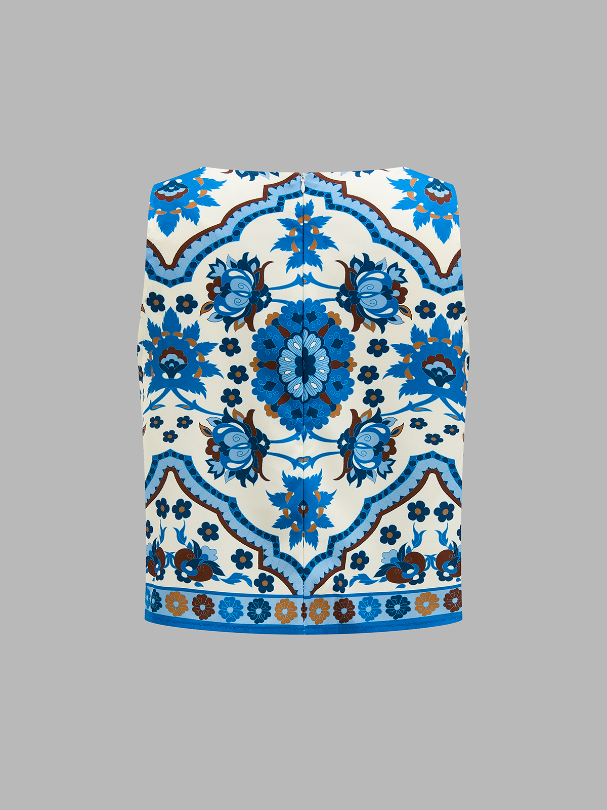 Floral Print Sleeveless Top & Mini Skirt Set for Women Summer Outfits