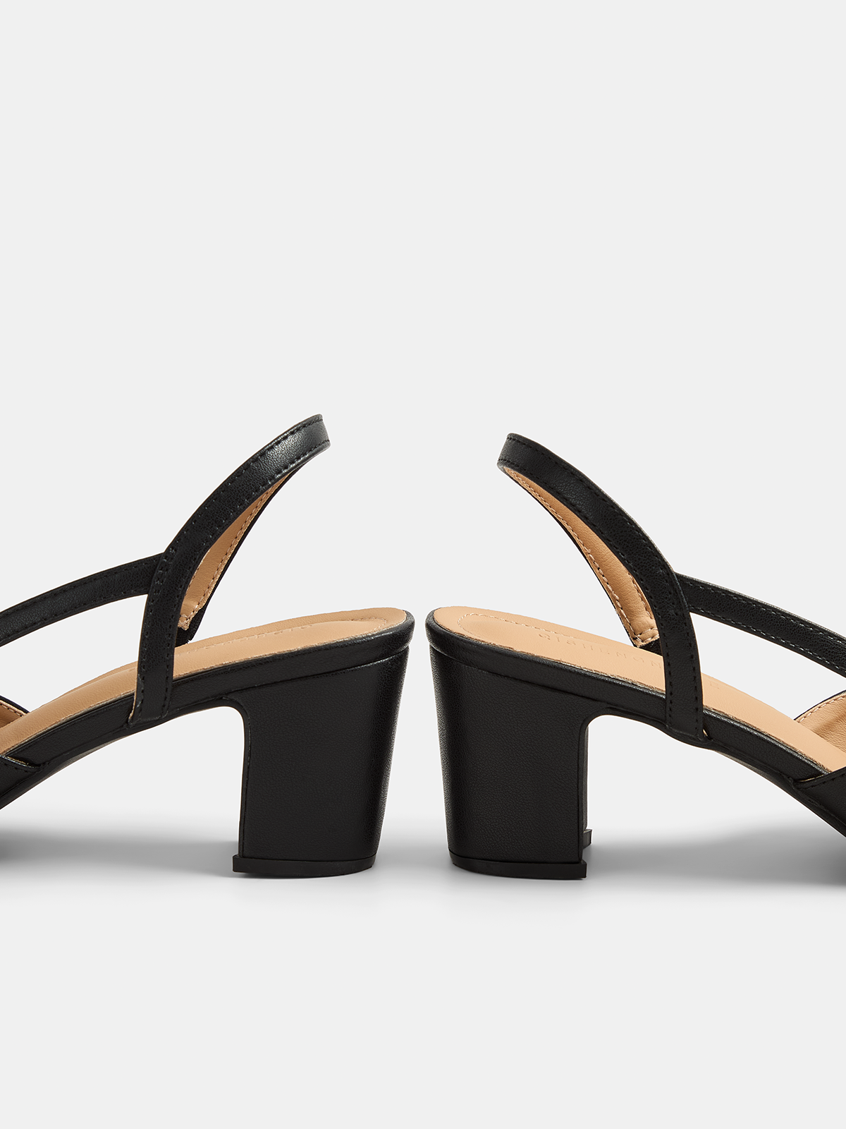 Cap Toe Slingback Block Heel Pumps | Elegant Women's Dress Shoes