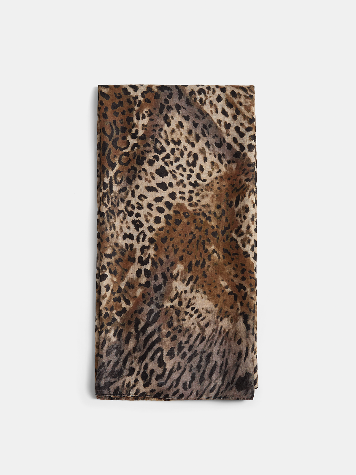 Leopard Print Lightweight Fashion Scarf for Women, Versatile Accessory