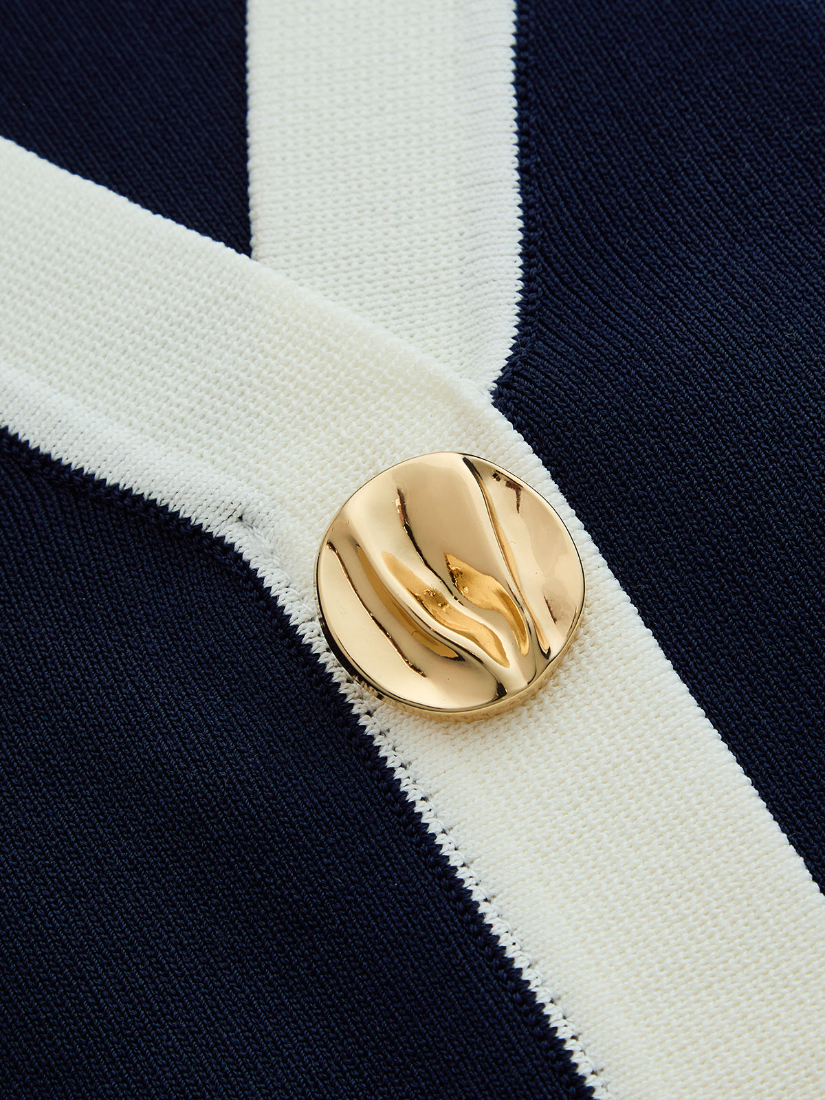 Contrast Trim Knit Two Piece Skirt Set Fashionable Comfortable Outfit