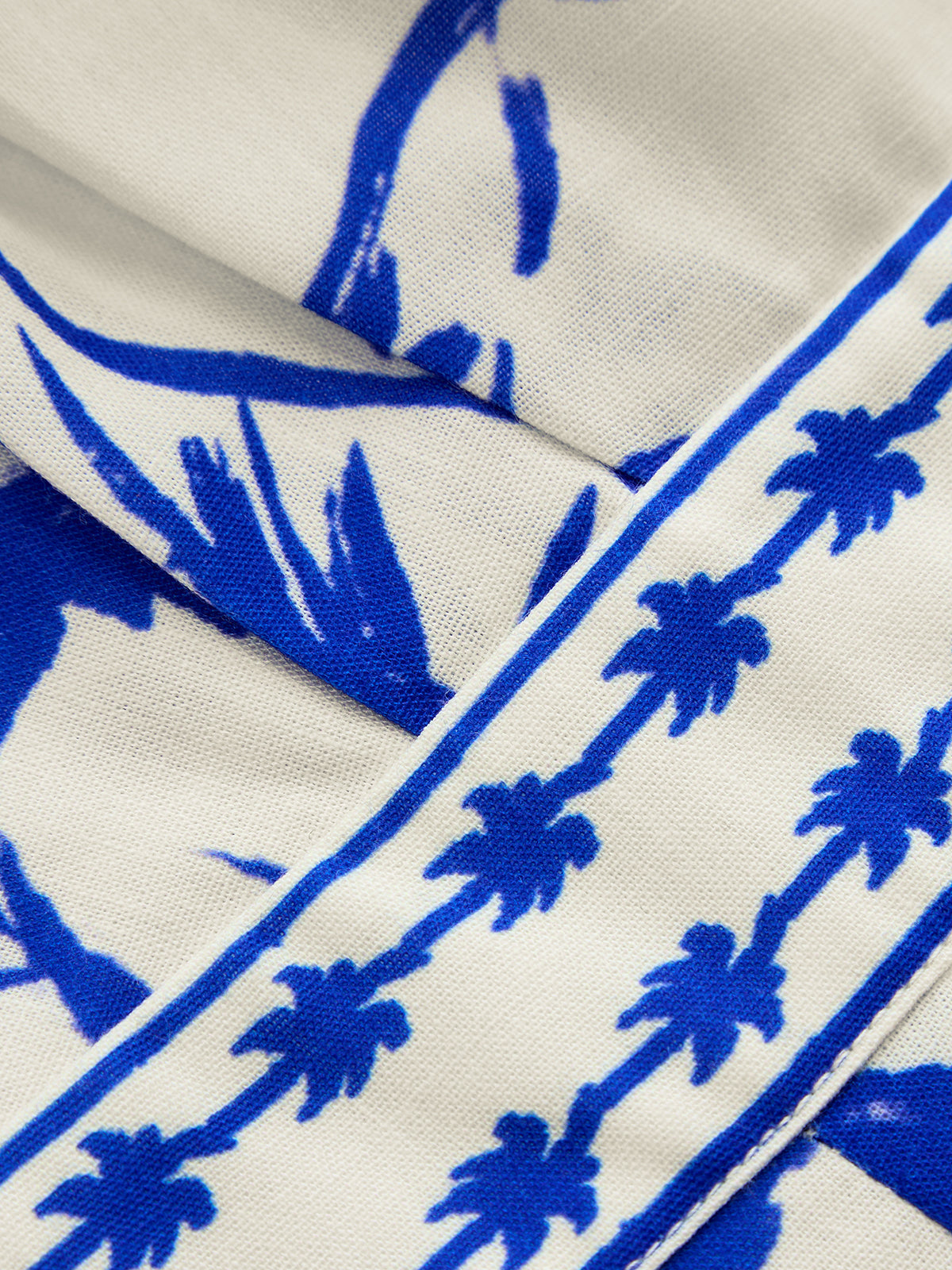 Botanical Print Halter Wrap Dress for Summer Weddings and Events