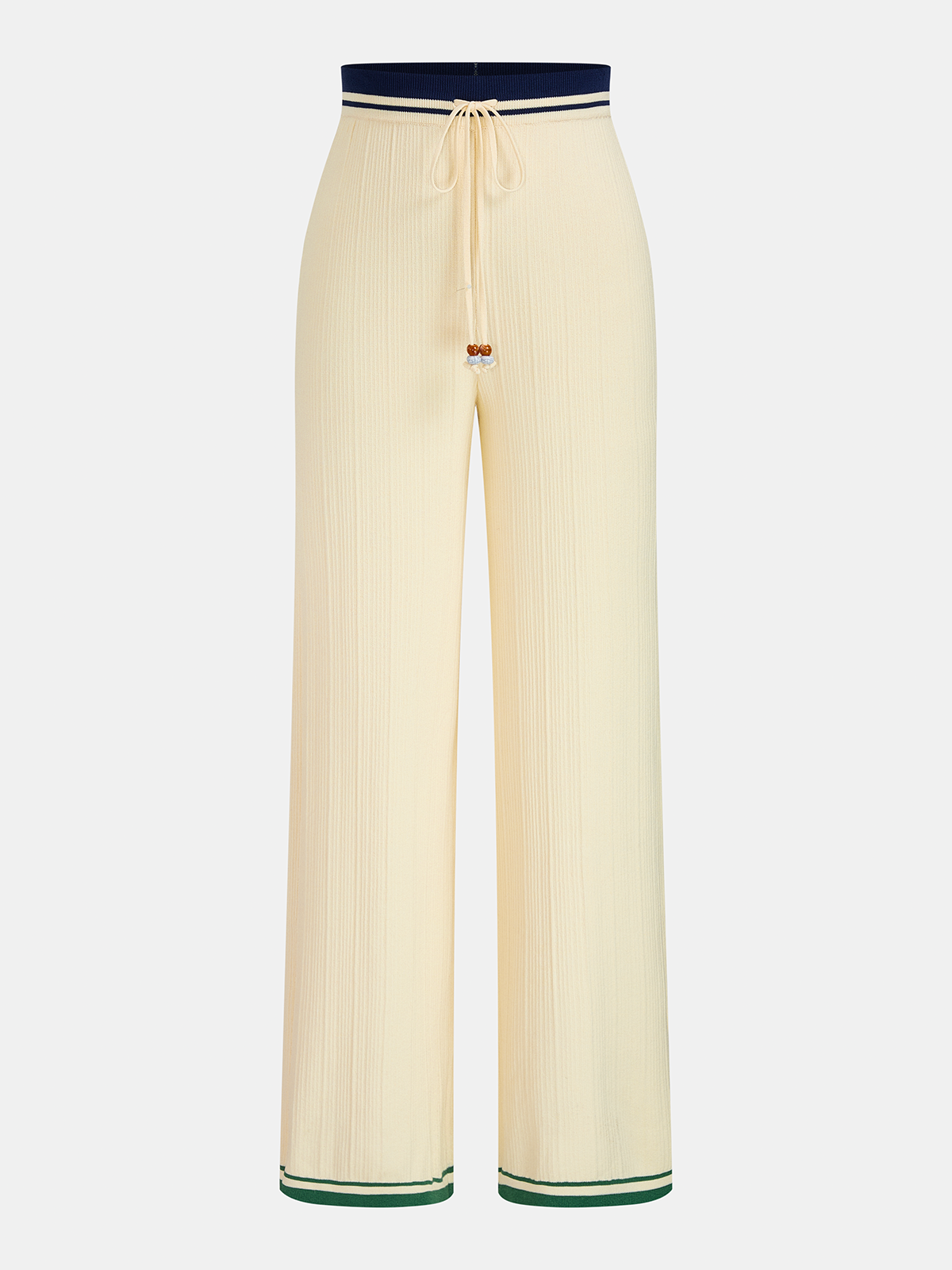 Contrast Trim Ribbed Knit Co-Ord Set for Women, Stylish and Comfortable