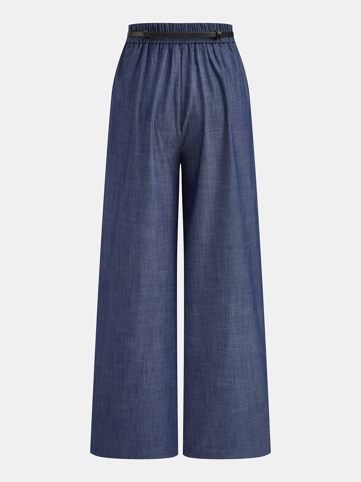 Asymmetrical Wrap Top & Belted Pant Set - Women's Casual Chic Outfit