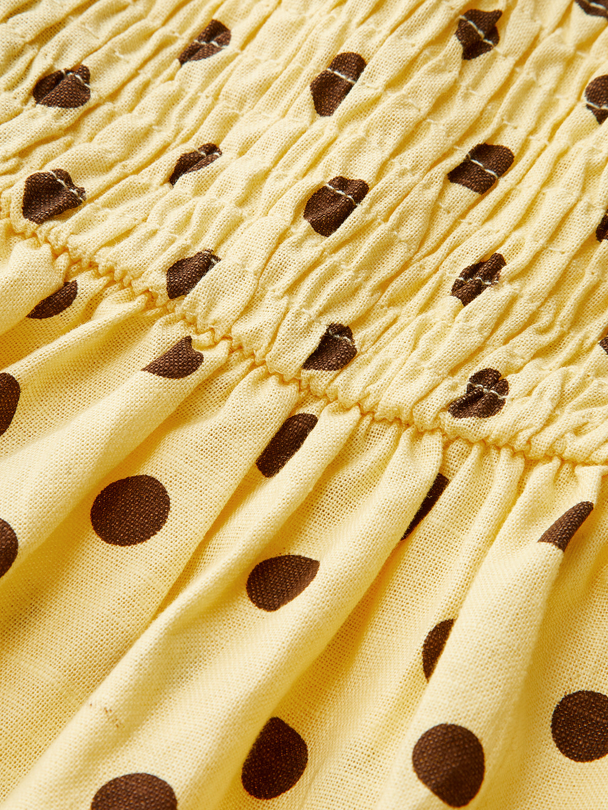 Polka Dot Halter Cotton Linen Midi Dress for Summer Casual Wear