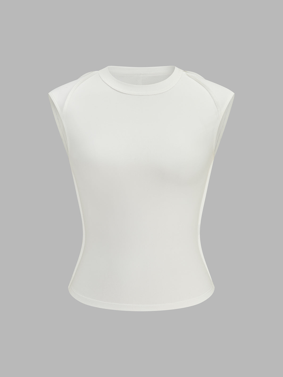 Cap Sleeve Fitted Tee | Lightweight Casual Everyday Essential