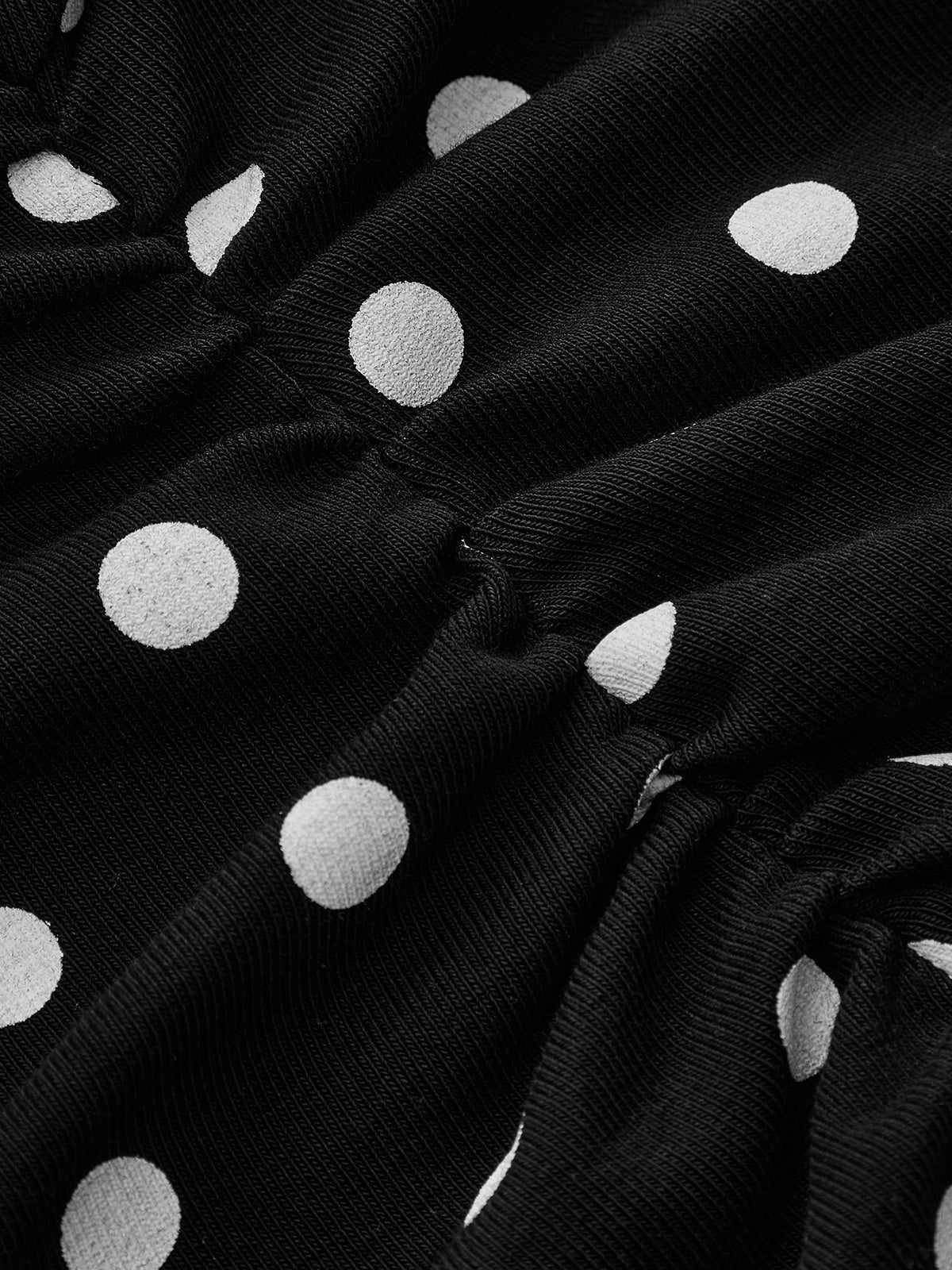 Polka Dot Cap Sleeve Midi Flare Dress Vintage Inspired Design