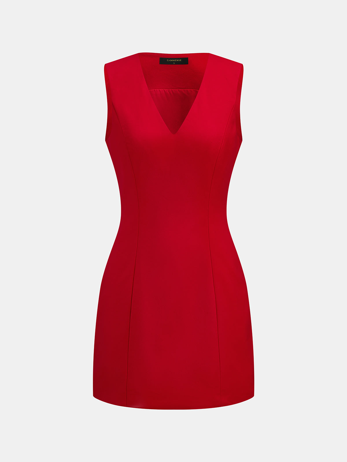 Snug V-Neck Sleeveless Short Dress for Casual Summer Wear