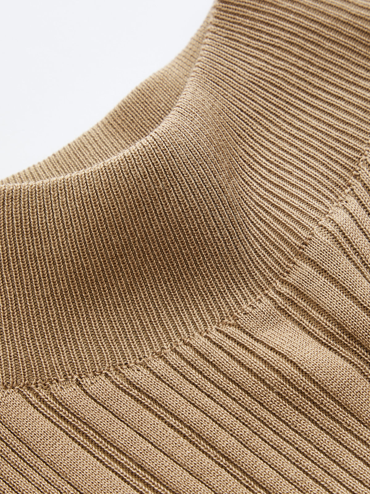 Turtleneck Bodycon Rib Knit Maxi Dress - Elegant Long Sleeve Winter Apparel