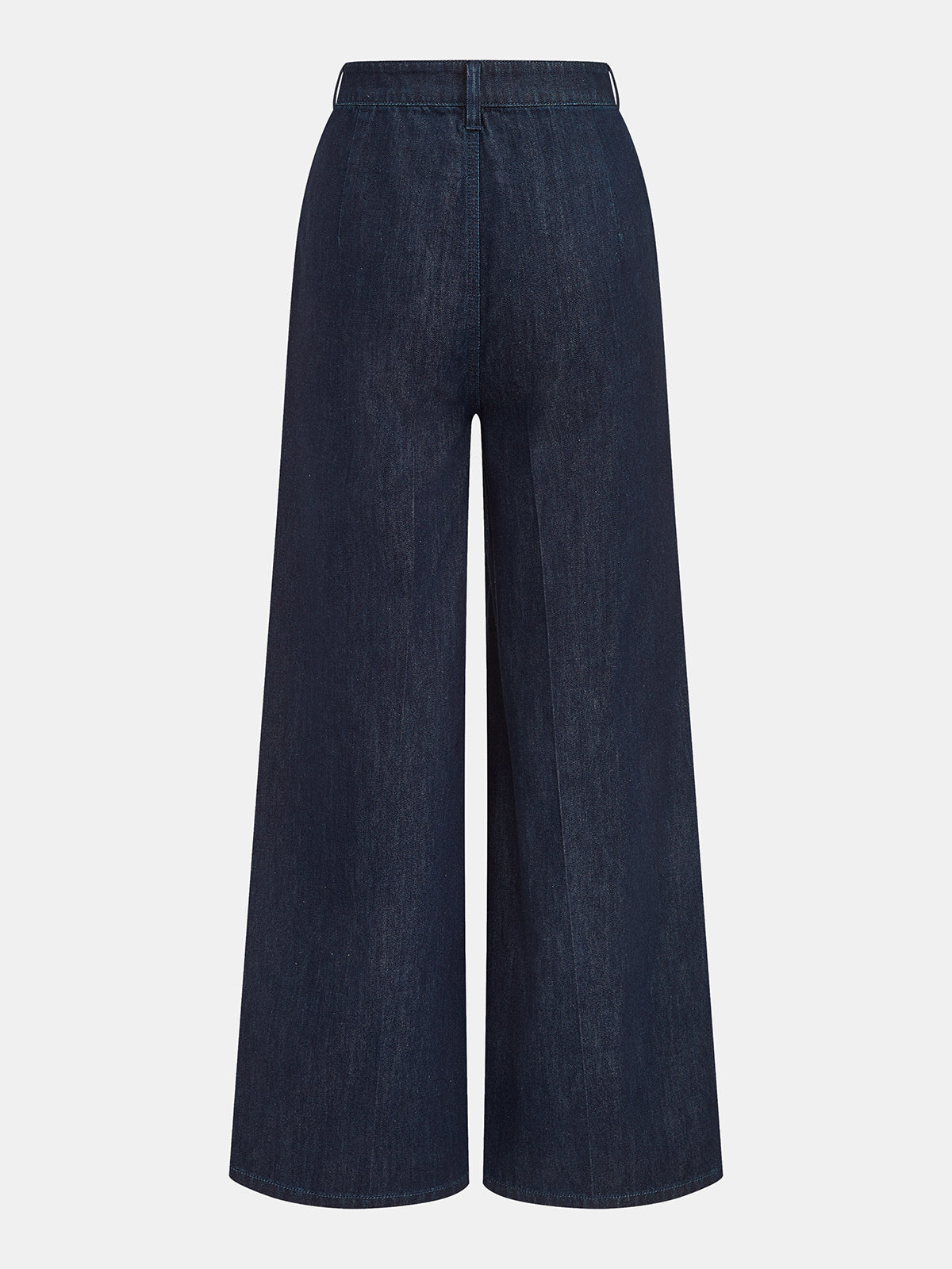 Denim Cropped Shirt & Wide Leg Jeans Set - Trendy Casual Outfit for Women