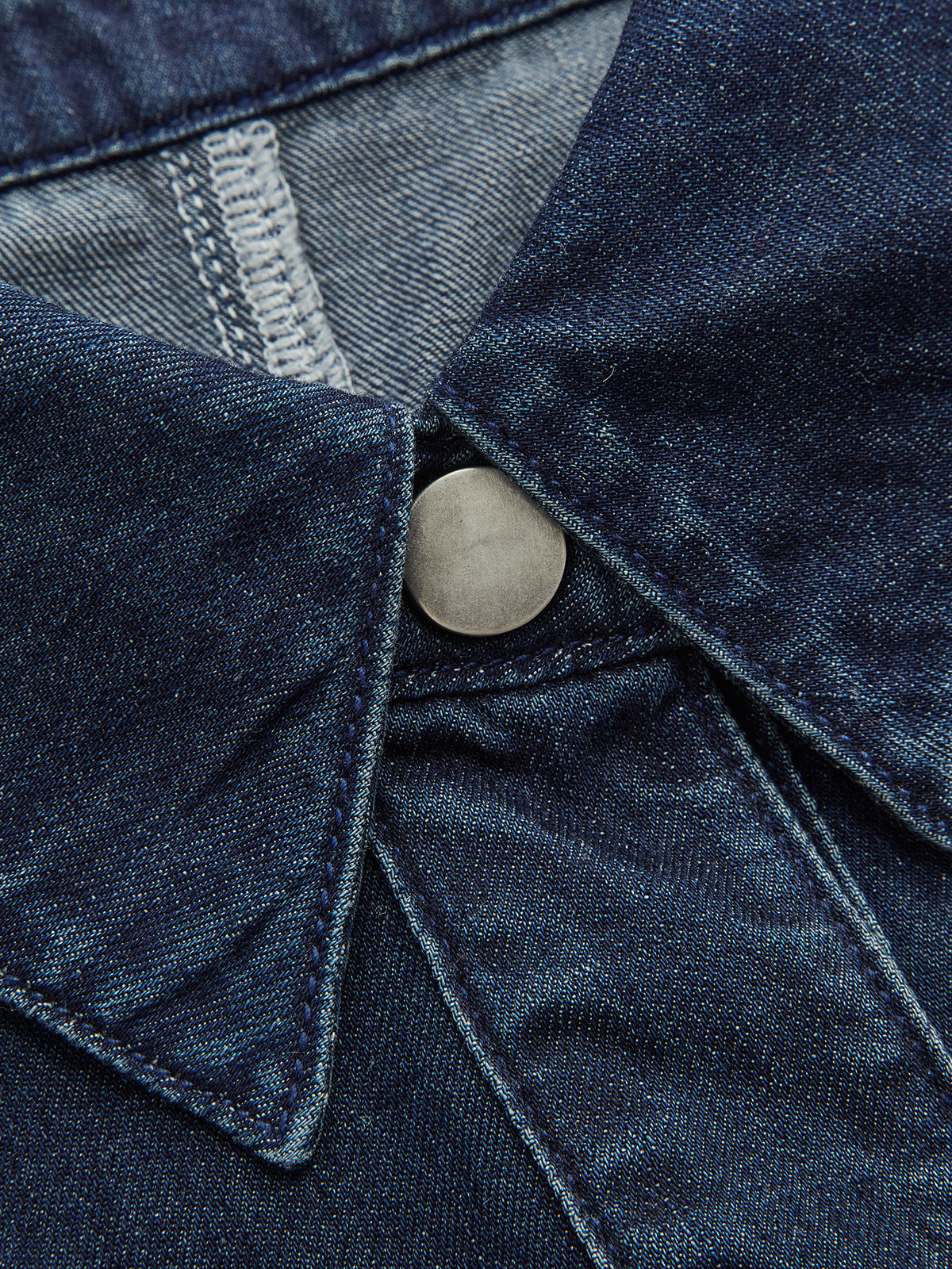 Denim Cropped Shirt & Wide Leg Jeans Set - Trendy Casual Outfit for Women