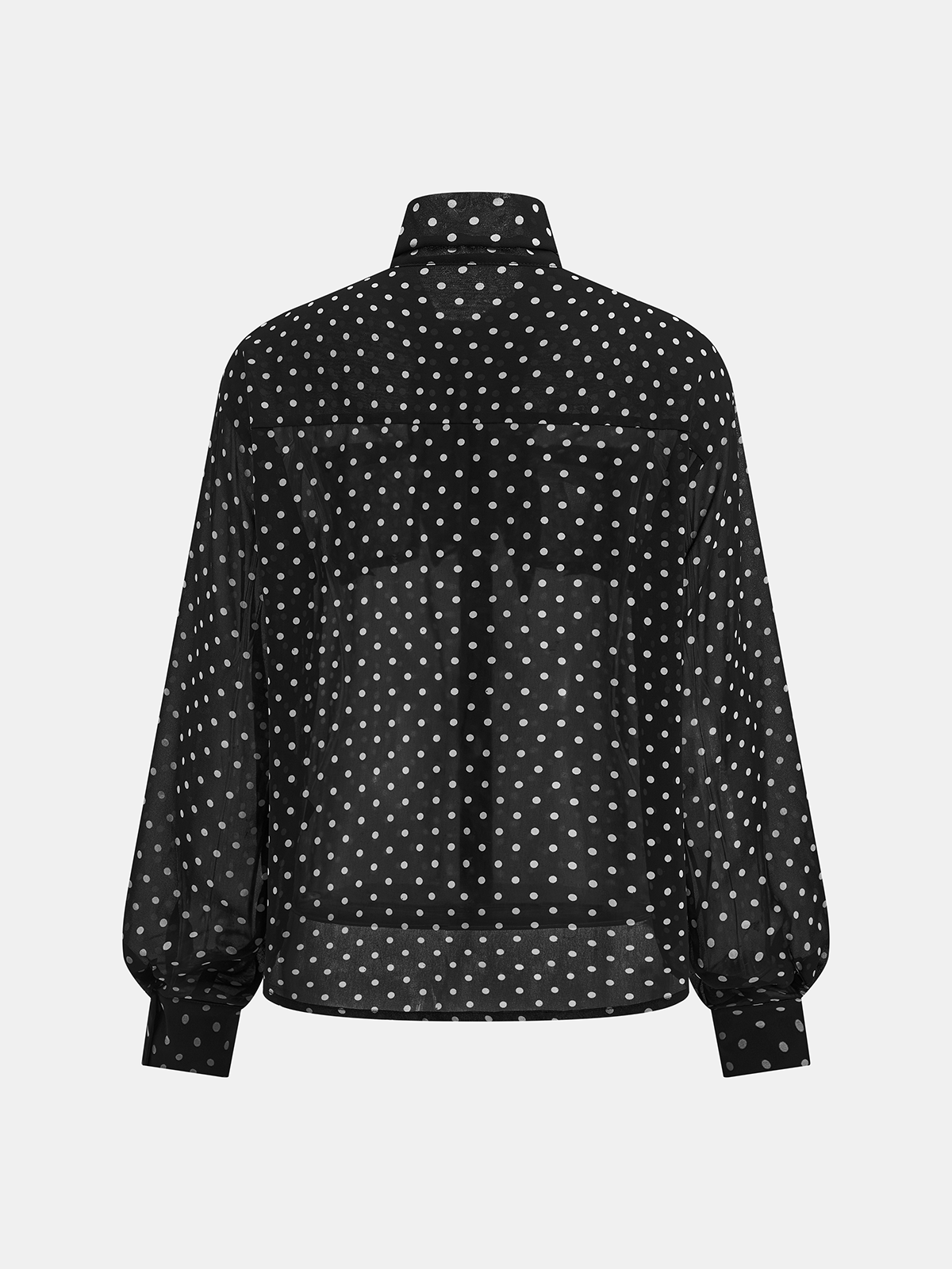 Polka Dot Chiffon Two Piece Skirt Set for Women Spring Fashion
