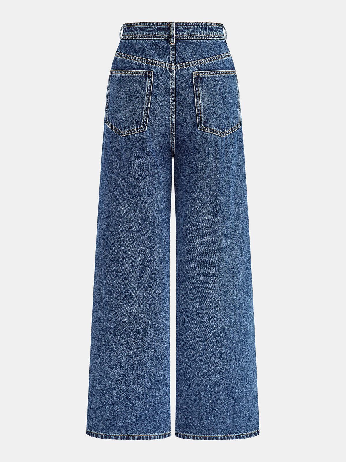 Classic Straight Leg Denim Pants for Everyday Wear