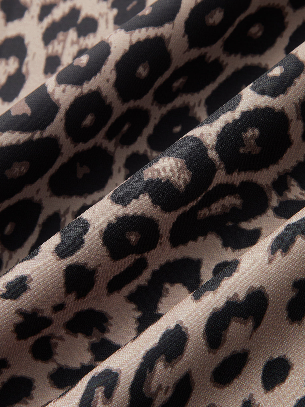 Leopard Print A-Line Maxi Skirt with High Waist