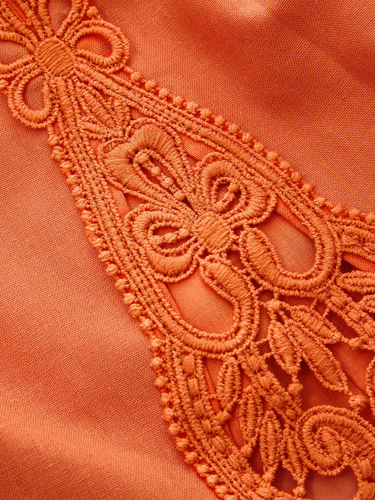Lace Panel Pleated Linen Blend Shorts for Women Summer Casual