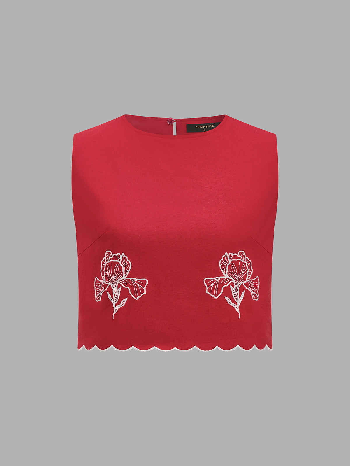 Embroidered Cotton Two Piece Skirt Set for Women Casual Wear