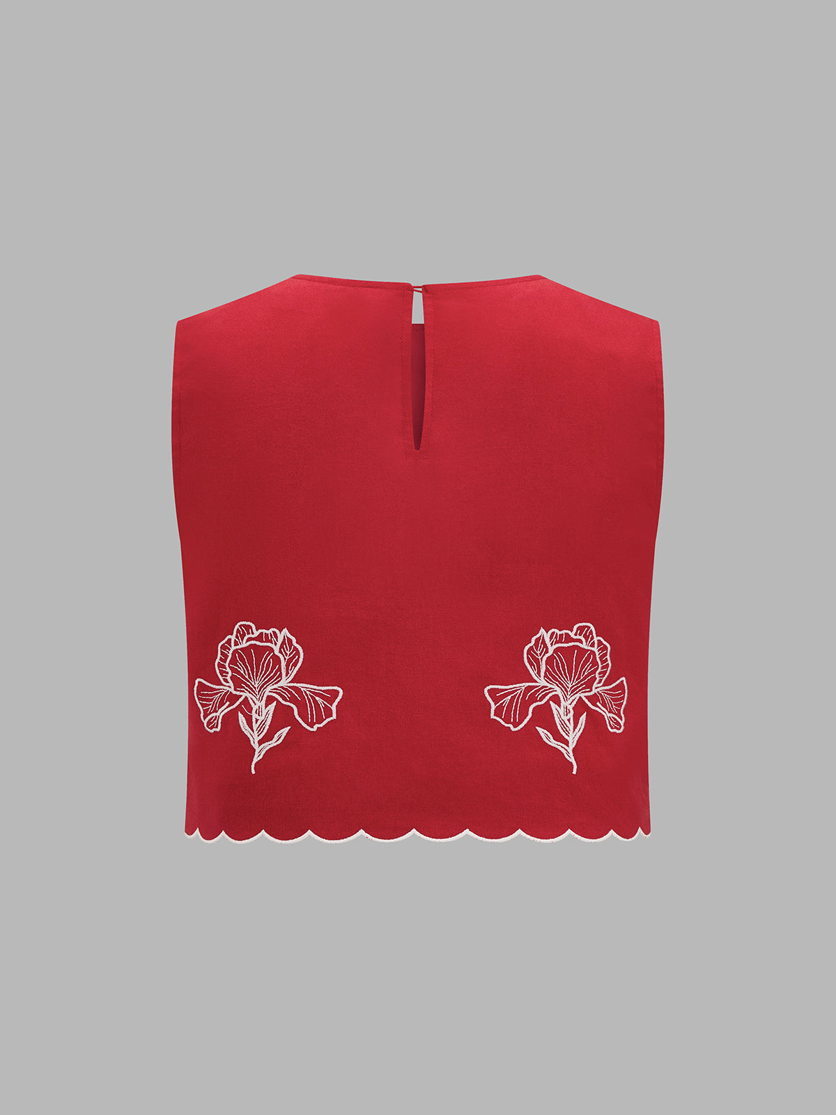 Embroidered Cotton Two Piece Skirt Set for Women Casual Wear