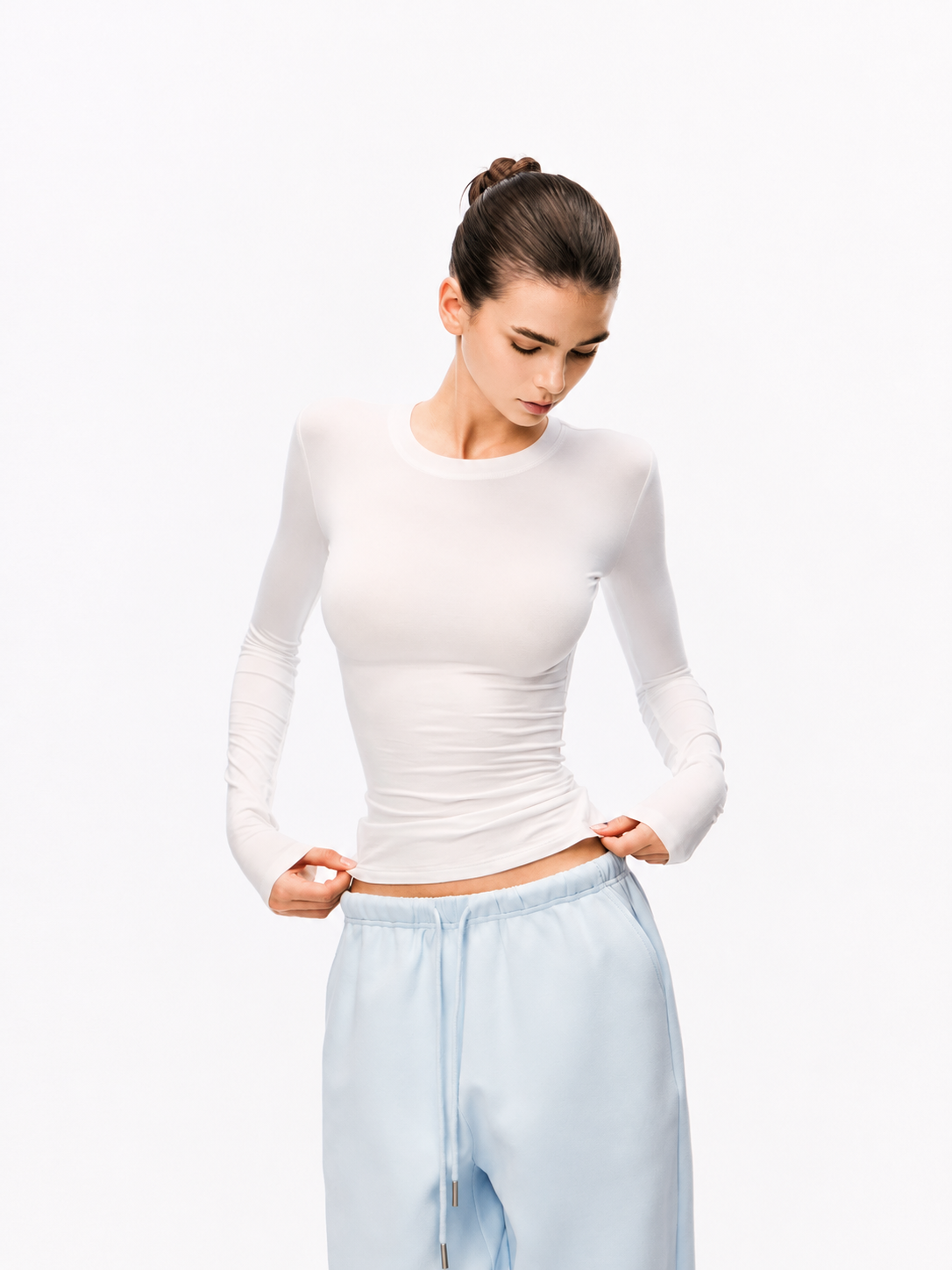 Butter Soft Basic Long Sleeve T-shirt - Comfortable Everyday Wear Essentials