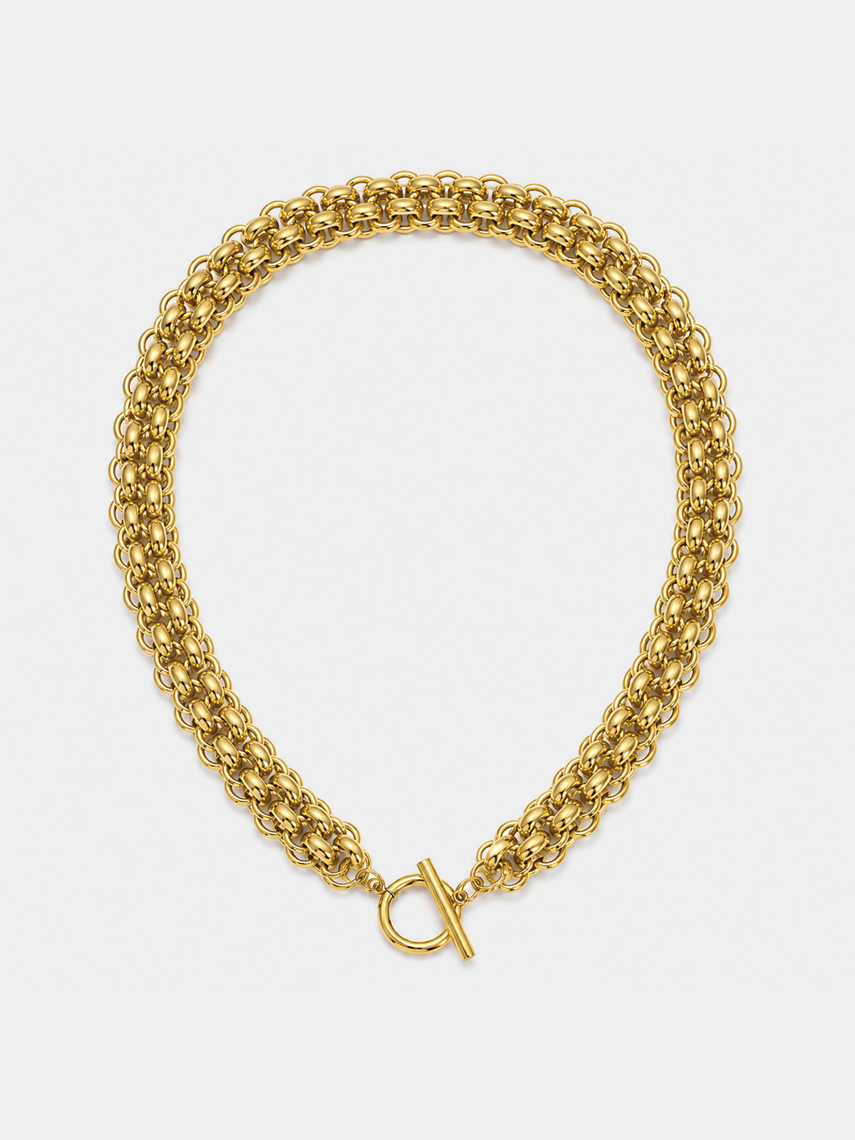 Chunky Twisted Link Chain Necklace for Women Premium Statement Jewelry
