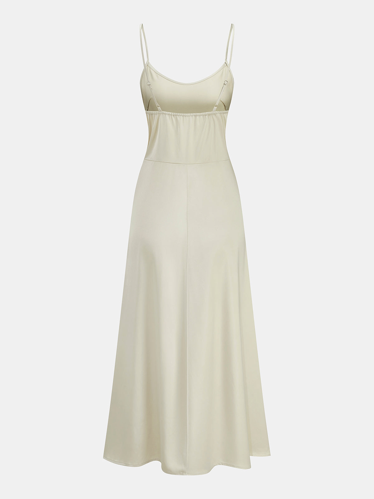 Satin Cami Dress & Lace Vest Two-Piece Set for Evening Wear