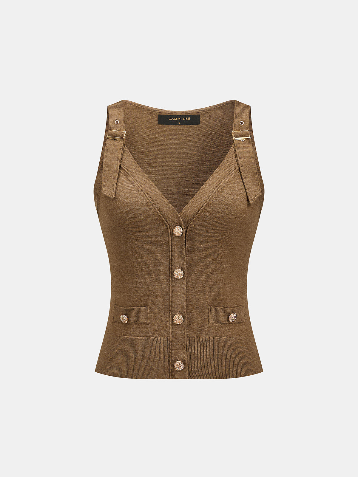 Adjustable Strap Knit Tank Top for Women Summer Essential