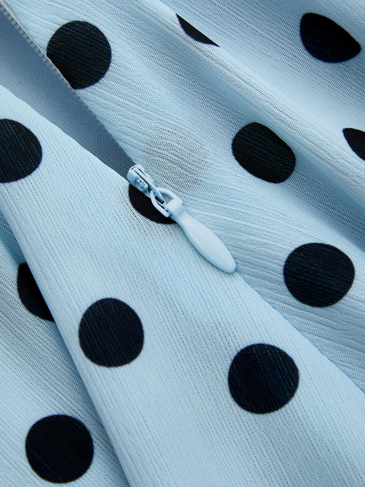 Asymmetric Ruffle Polka Dot Mini Dress Trendy Women's Summer Style