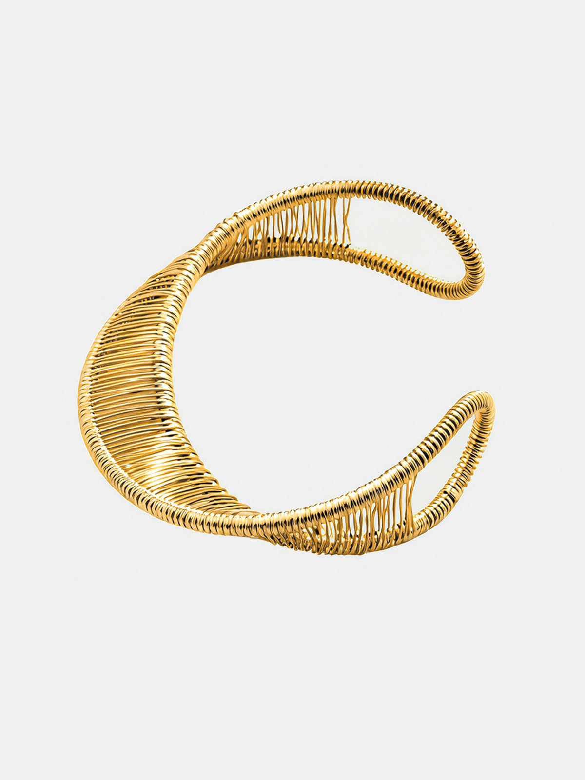 Cross Woven Open Cuff Bangle Adjustable for Women Casual Jewelry
