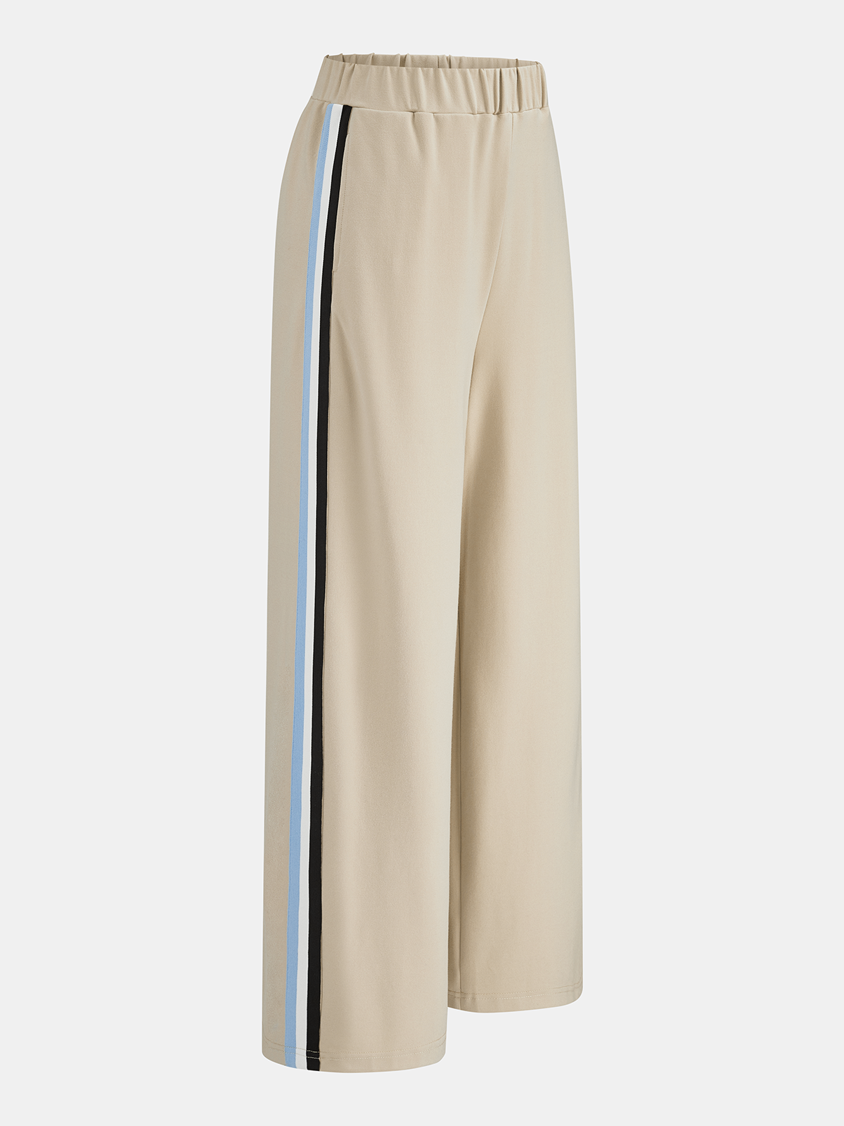 Tie Waist Striped Wide Leg Co-Ord Set for Women Summer Casual