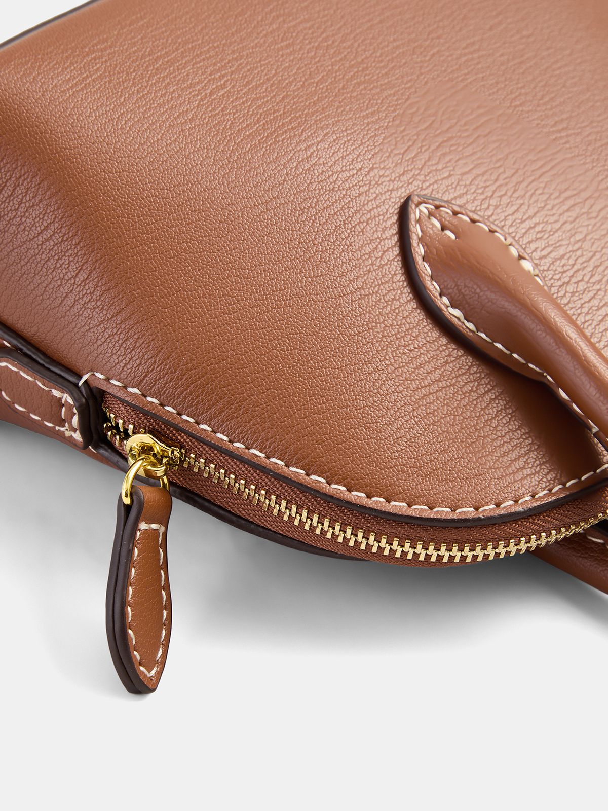 Mini Dome PU Handbag with Adjustable Shoulder Strap