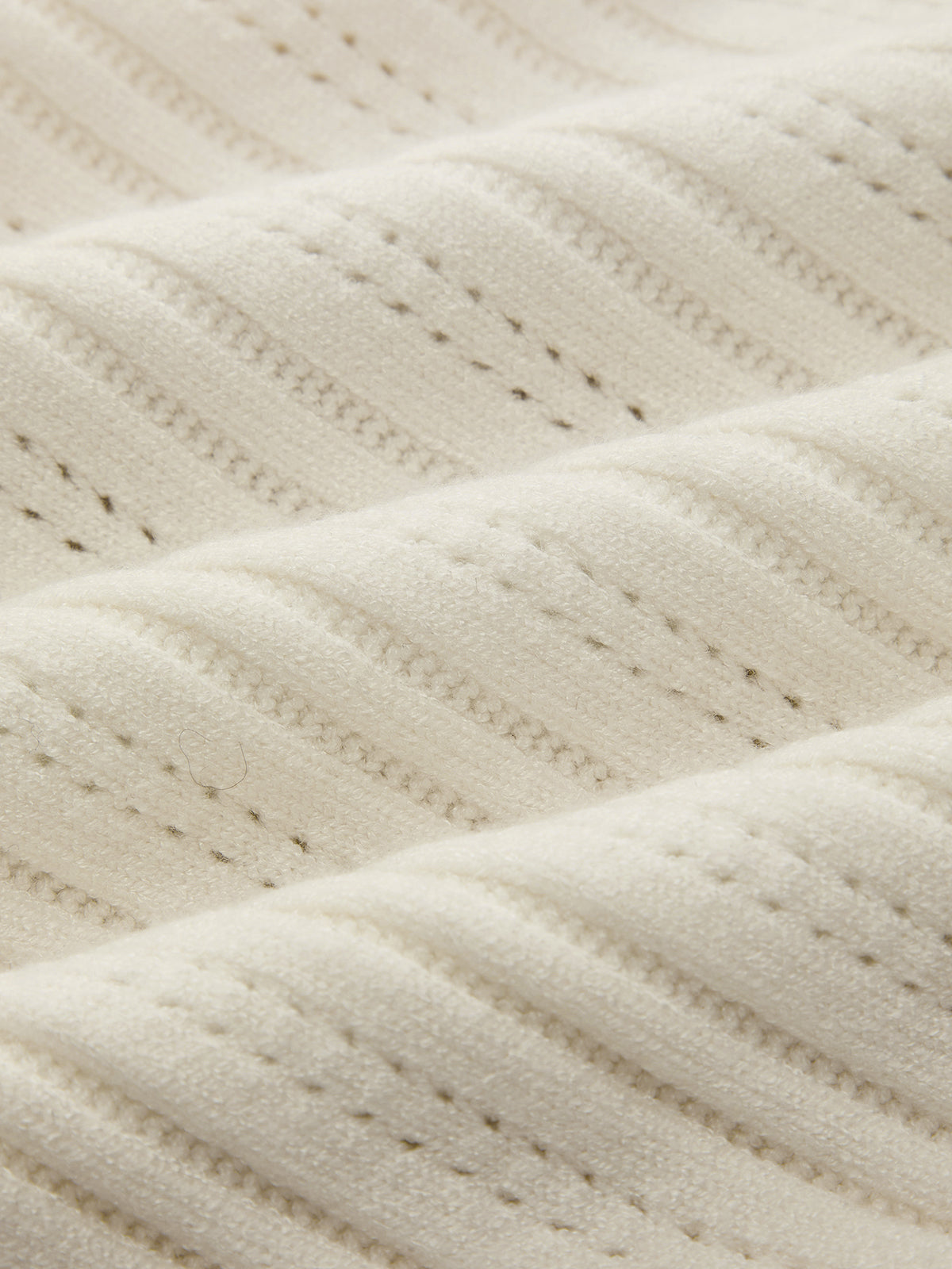 Scallop Trim Hollow Knit Top | Lightweight Casual Summer Wear