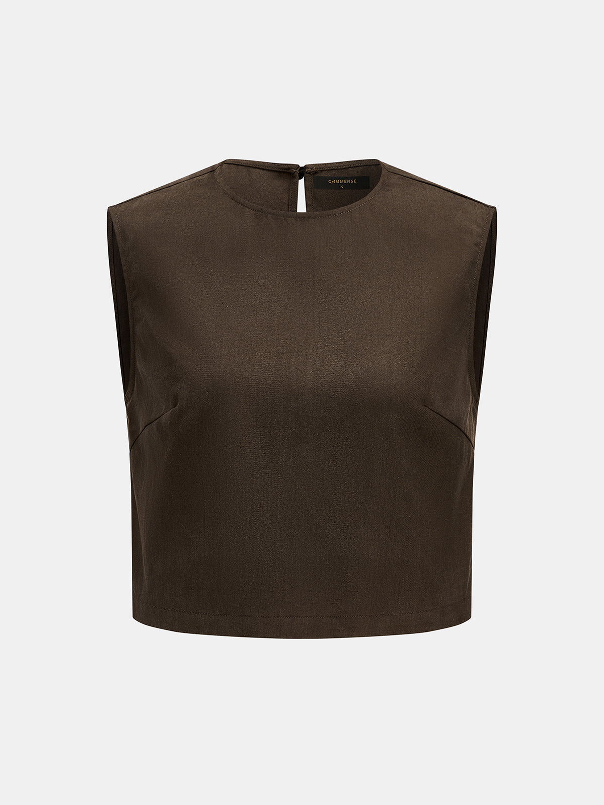 Cropped Tank Top & Tie Waist Barrel Pants Comfort Set for Women