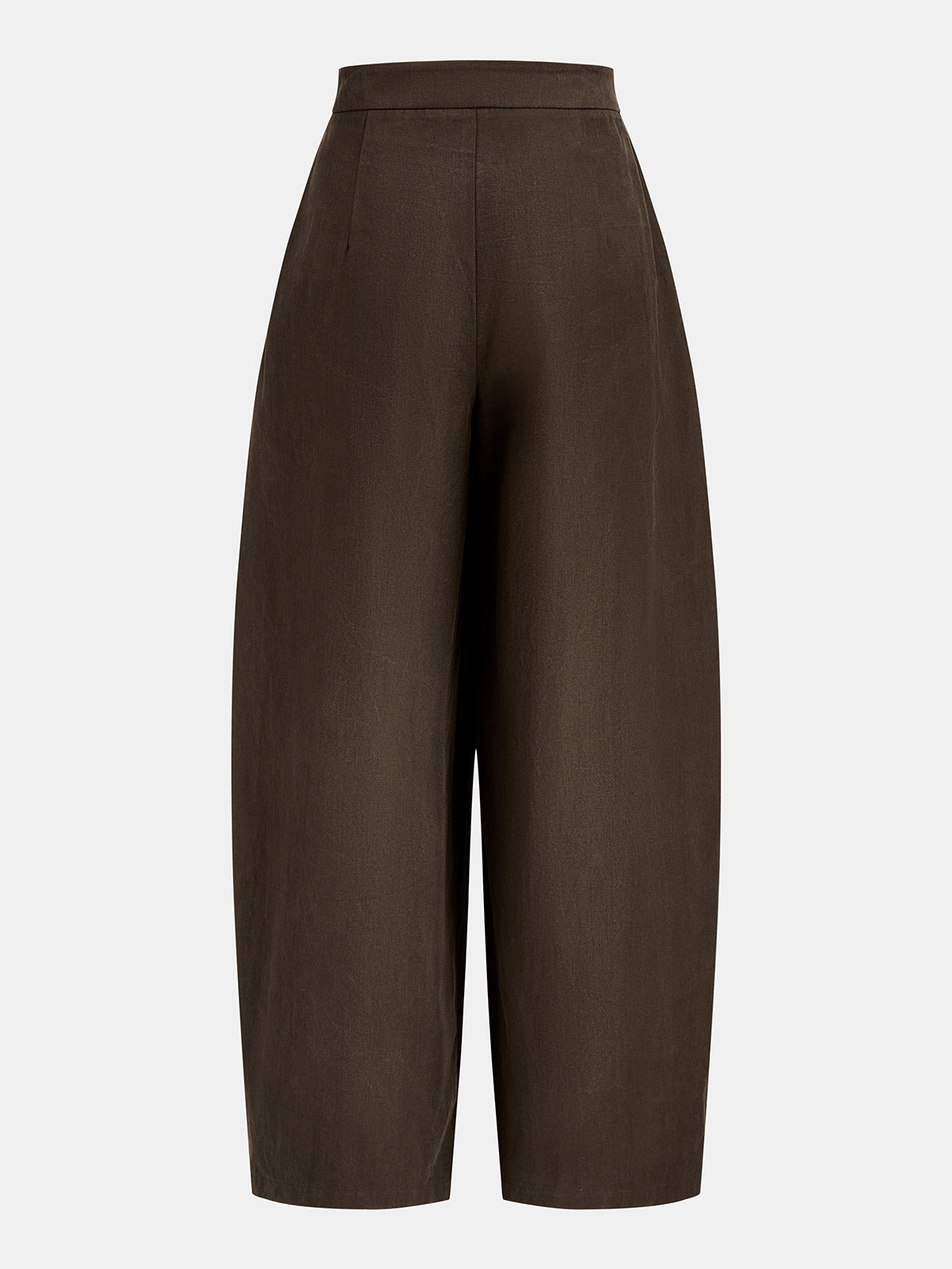 Cropped Tank Top & Tie Waist Barrel Pants Comfort Set for Women