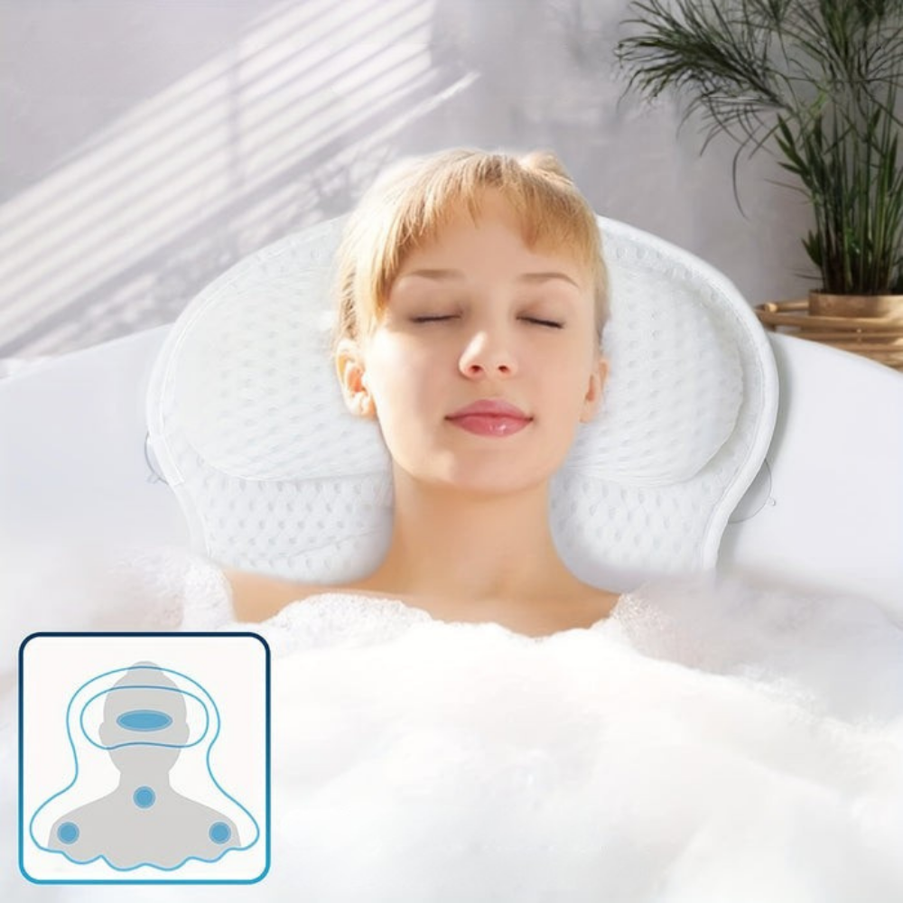 koadclo | Bath Pillow - Ergonomic Mesh Spa Cushion