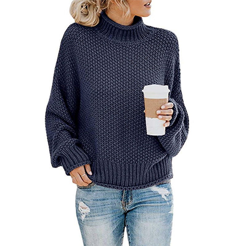 Becca | Women’s Chunky Knit Turtleneck Sweater