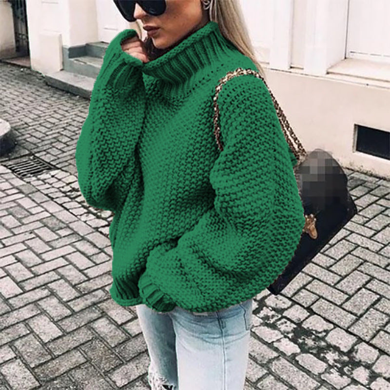 Becca | Women’s Chunky Knit Turtleneck Sweater