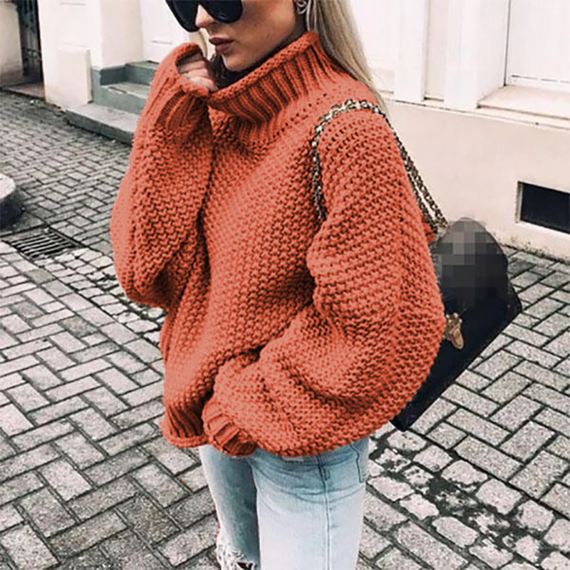 Becca | Women’s Chunky Knit Turtleneck Sweater