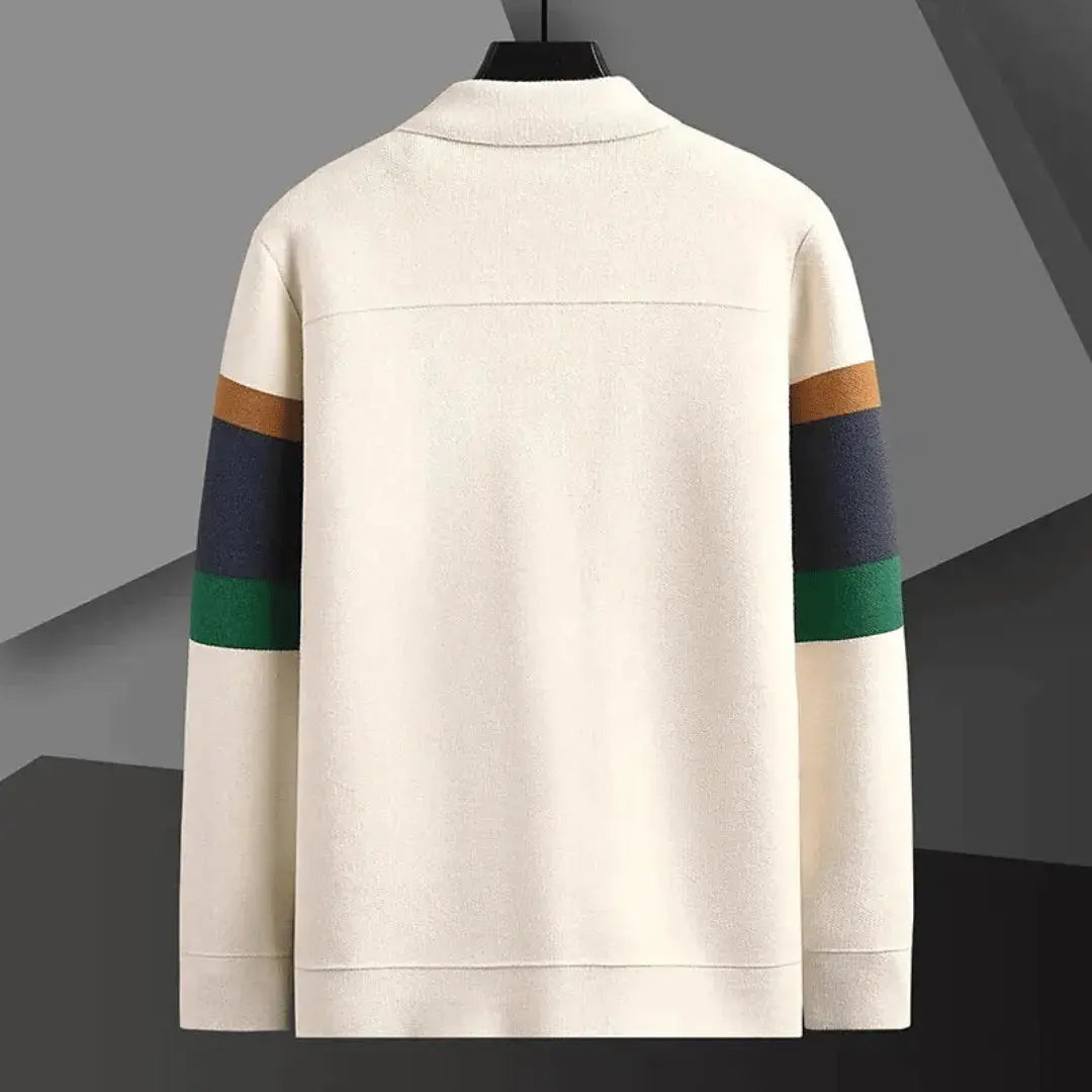 Bruno | Men’s Luxury Jacquard Knit Cardigan