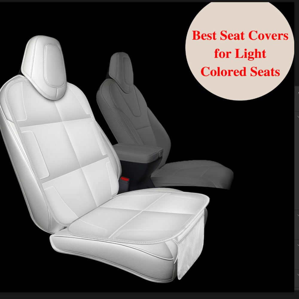 koadclo | Car Seat Protector Pad - Leather Waterproof Non-Slip Cover