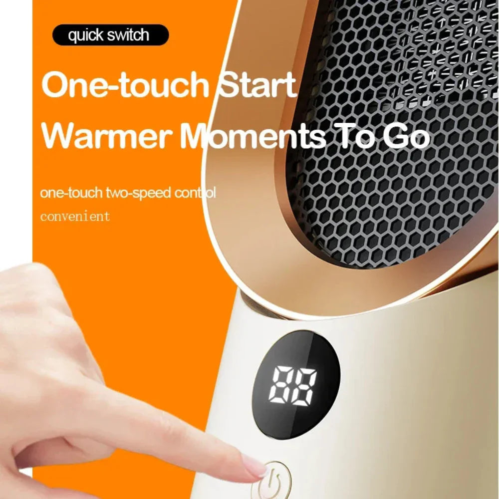 koadclo | Ceramic Space Heater - Electric Indoor Fast Heating Quiet Portable