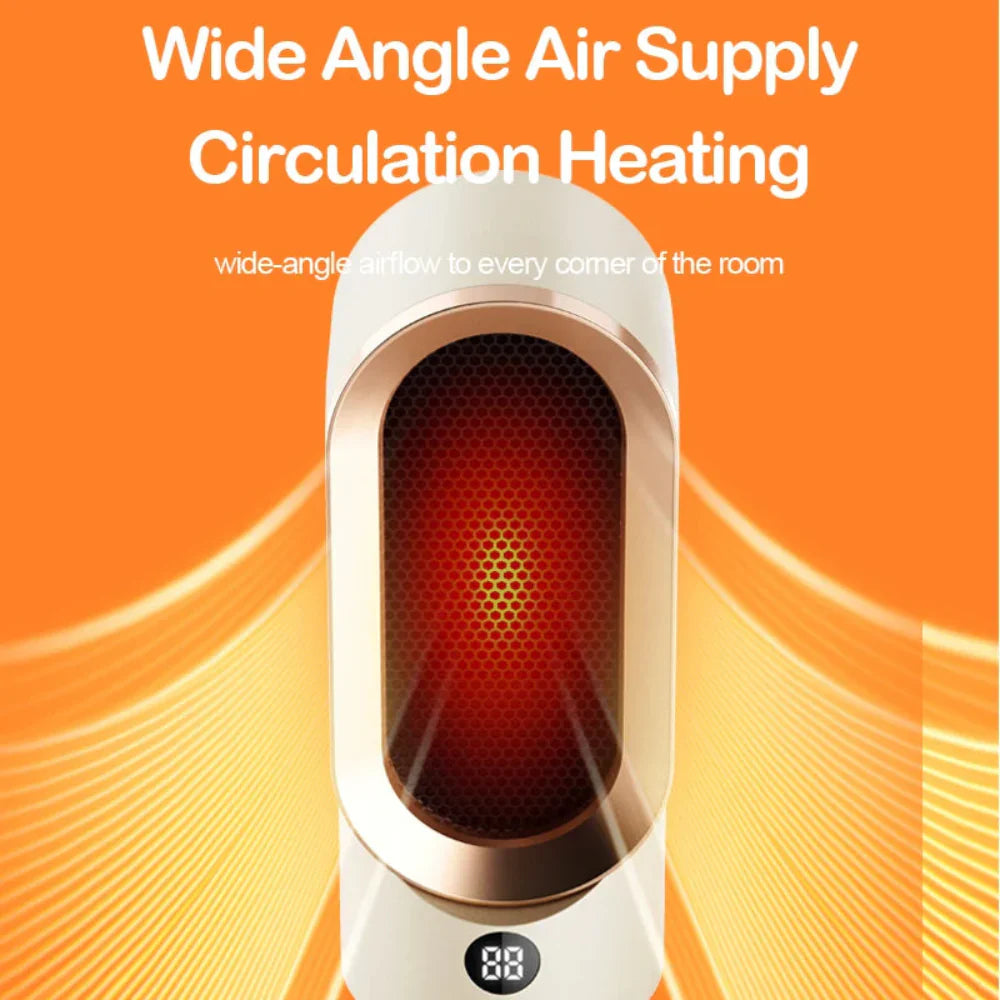 koadclo | Ceramic Space Heater - Electric Indoor Fast Heating Quiet Portable
